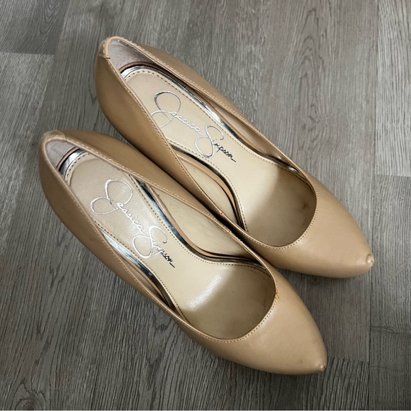Jessica Simpson Parisah platform Matte Sand Classic Heels - Picture 6 of 10